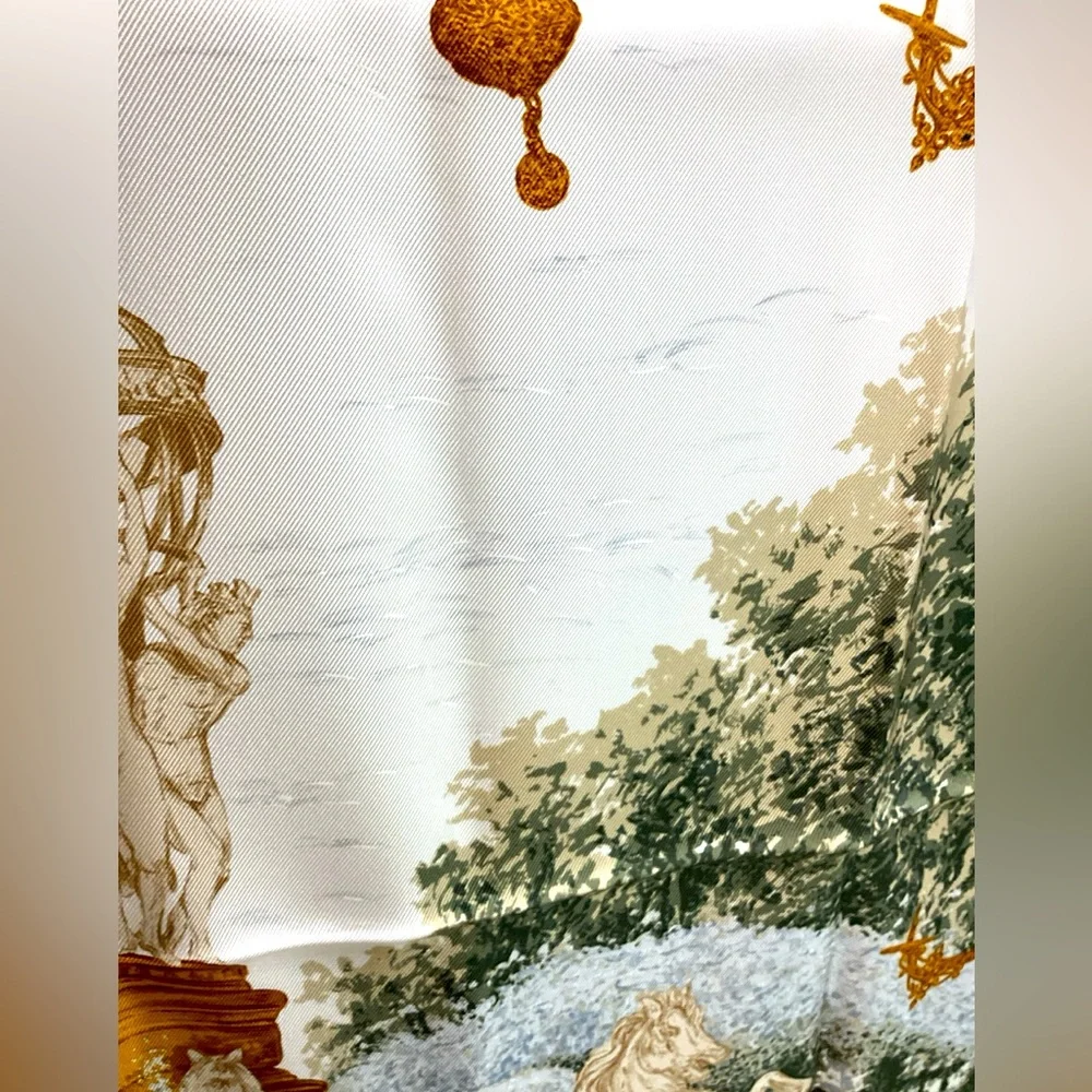 Vintage Christian Dior Silk Scarf RARE DESIGN! (t100ac)